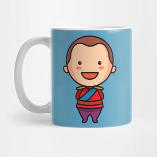 Cute British Royal Cartoon Character Mug